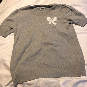 1/4 Length Sleeve Bow Detail Sweater